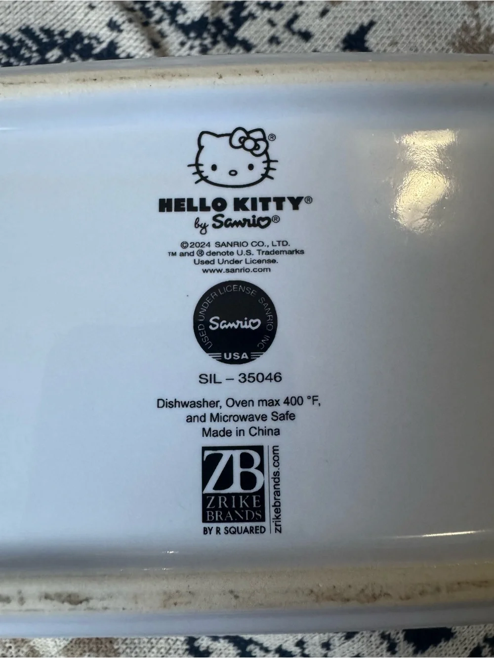 Halloween Hello Kitty Loaf Dish
